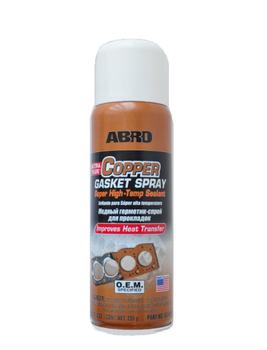 Герметик прокладок медный спрей ABRO CG-418R, 380мл.